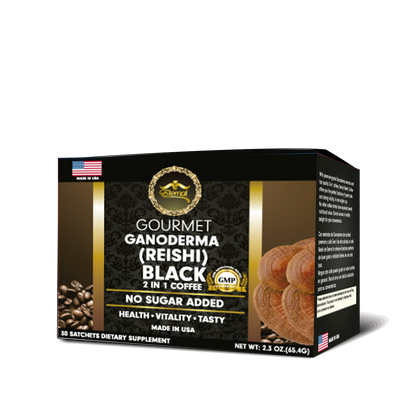 Gourmet Ganoderma (Reishi) Black Coffee| 30 Stick Packs